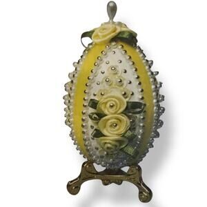 Ells Bells Pinfair UK  Lemon Sherbert Easter Egg Sequin Bead Ornament Kit PA90